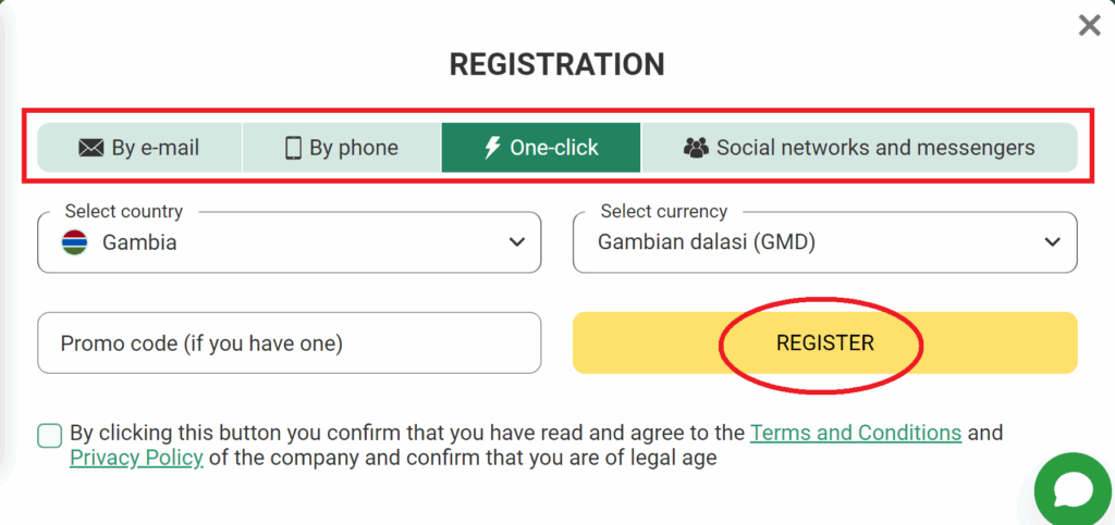 Functions available after login Betwinner