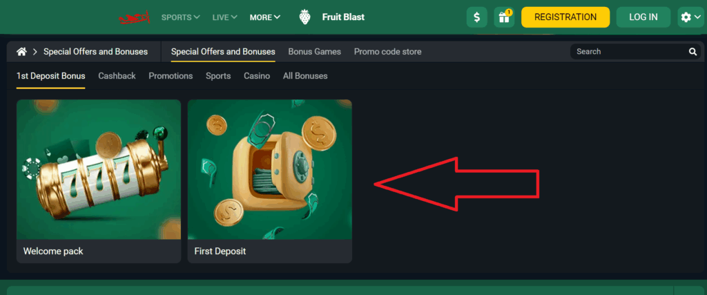 Available Betwinner bonus for players